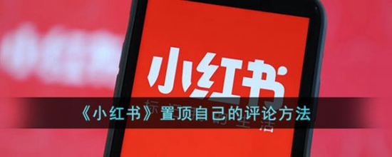 小红书怎么置顶自己的评论-小红书置顶自己的评论方法