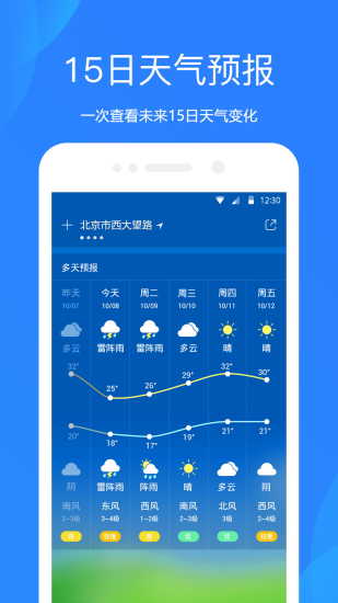 天气预报免费版最新版